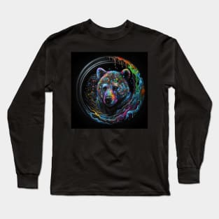 Rainbow Bear portrait Long Sleeve T-Shirt